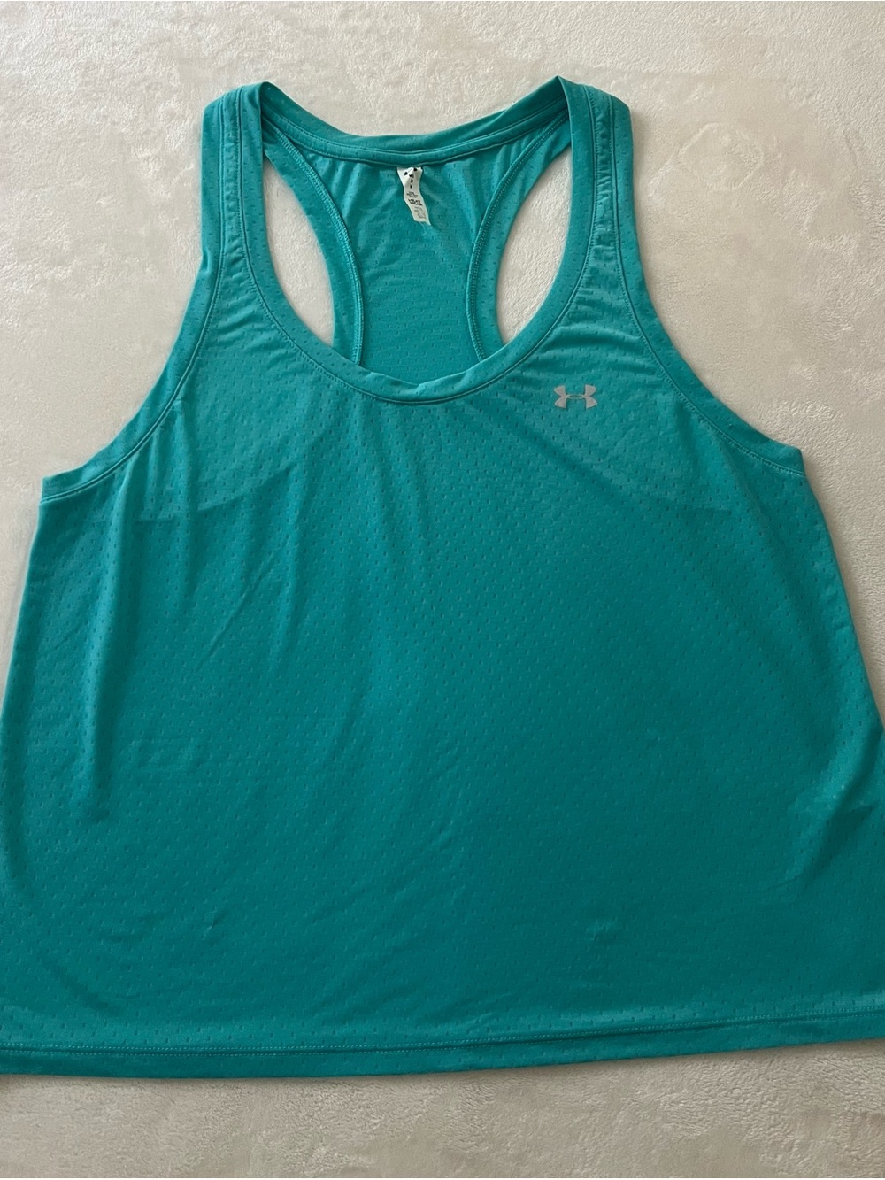 Under Armour Women's Teal Athletic Racerback Tank